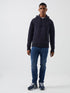 FC FRENCH CONNECTION MENS HOODIE | DARK BLUE