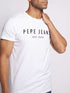 PEPE JEANS 1973 EDITION-PREMIUM SLIM FIT-T-SHIRT | WHITE
