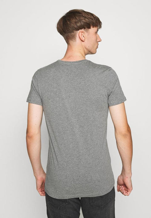 DIESEL CREW NECK FLEXIBLE T-SHIRT | GREY