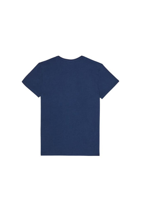 DIESEL CREW NECK FLEXIBLE T-SHIRT | NAVY BLUE