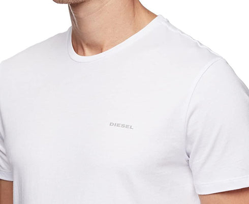 DIESEL CREW NECK FLEXIBLE T-SHIRT | WHITE