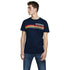 JACK & JONES JORVENTURE-PRINT T-SHIRT | BLUE