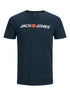 JACK & JONES. LOGO-PREMIUM T-SHIRT | NAVY