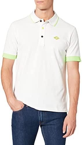 REPLAY DYED C0TT0N PIQUET SHORT SLEEVE POLO | WHITE