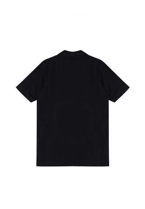 JACK & JONES COTTON SHORT SLEEVE POLO | DARK BLUE