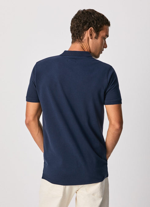 PEPE JEANS LONDON JET COTTON POLO | DARK BLUE – MEN'S PREMIUM POLO SHIRT