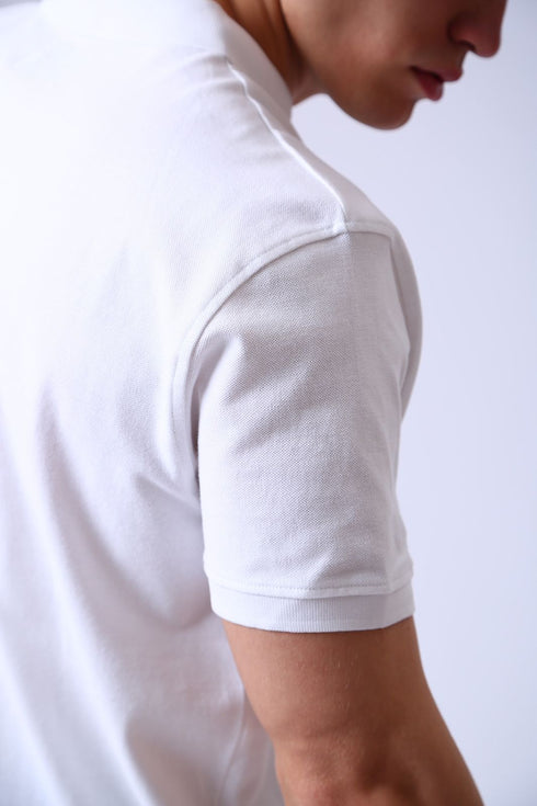 PEPE JEANS LONDON JET COTTON POLO | WHITE