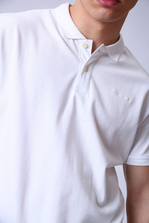 PEPE JEANS LONDON JET COTTON POLO | WHITE
