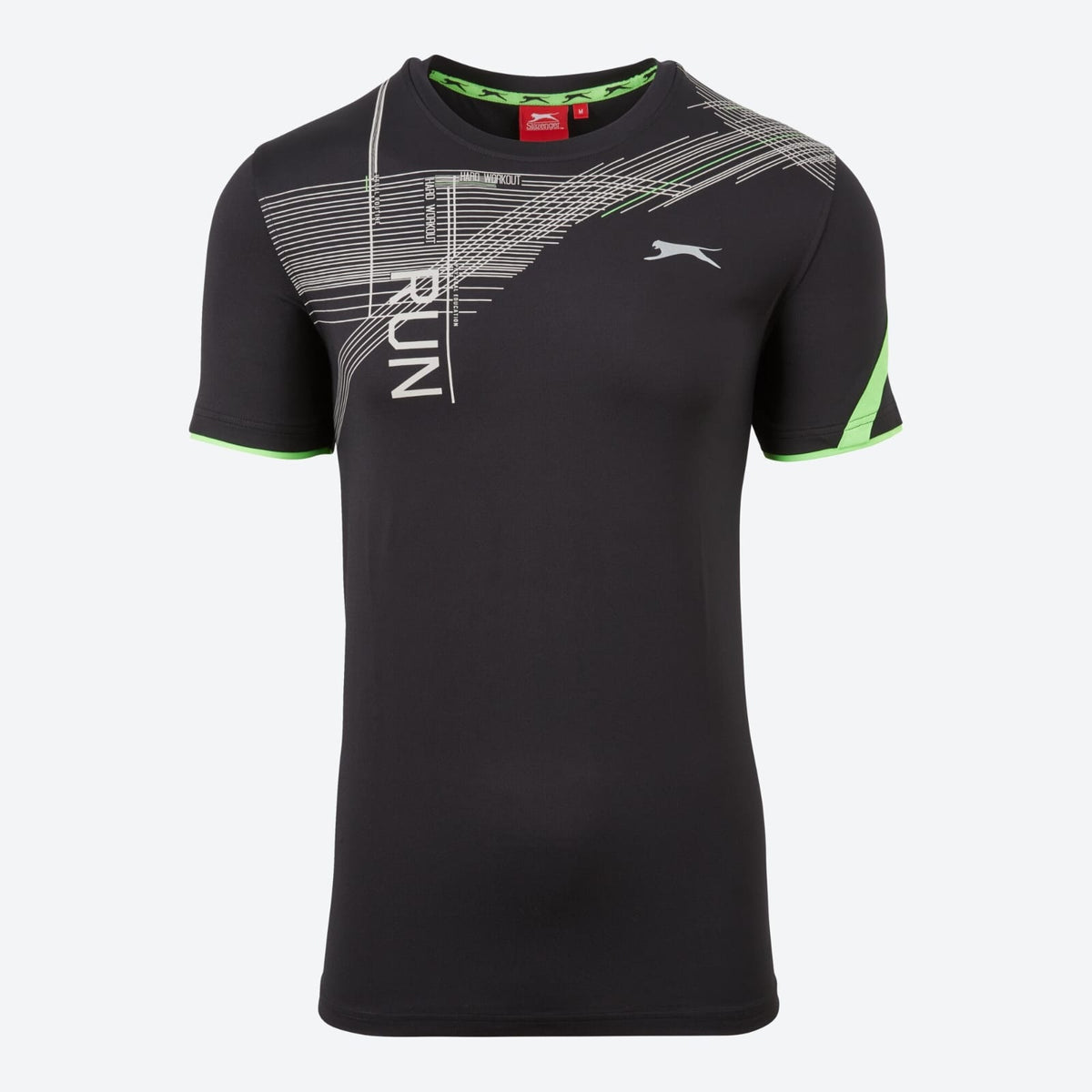 SLAZENGER. DRI FIT MEN SPORTS WORK OUT T-SHIRT | BLACK â DENIMISH CLOTHING