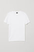 H&M BASIC-REGULAR FIT-ROUND-NECK T-SHIRTS | WHITE