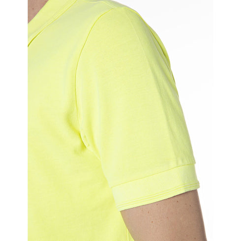 REPLAY - DYED C0TT0N PIQUET SHORT SLEEVE POLO | LIME