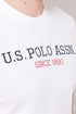 U.S.P.O.L.O A.S.S.N | BASIC INSTITUTIONAL EMBROIDERED T-SHIRT | WHITE ( END )