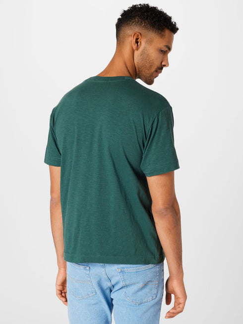 S.OLIVER PREMIUM FRONT PRINT T-SHIRT | HUNTER GREEN