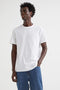 H&M BASIC-REGULAR FIT-ROUND-NECK T-SHIRTS | WHITE