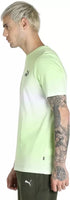 PUMA MEN GRAPHIC PRINT ROUND NECK T-SHIRT | GREEN