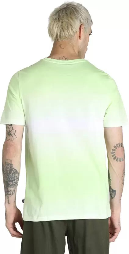 PUMA MEN GRAPHIC PRINT ROUND NECK T-SHIRT | GREEN