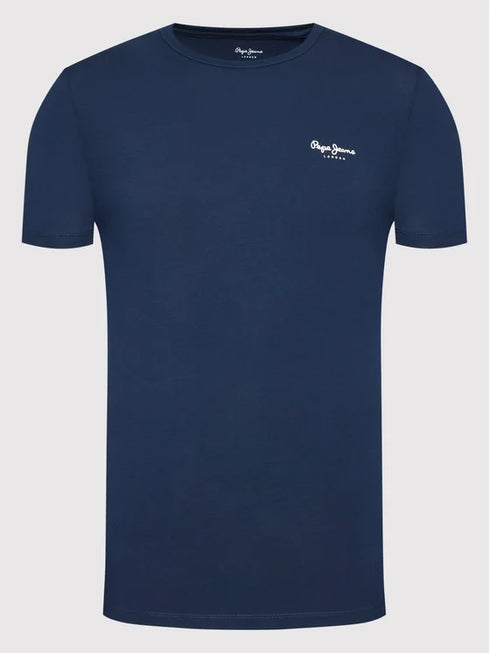 PEPE JEANS LONDON JACK SLIM FIT TEE SHIRT | NAVY BLUE