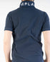 REPLAY.- DYED C0TT0N PIQUET SHORT SLEEVE POLO | NAVY BLUE