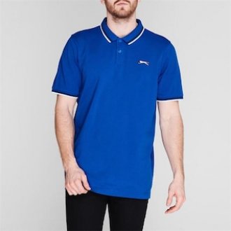 SLAZENGER - MEN'S POLO TIPPED SHIRT | ROYAL BLUE