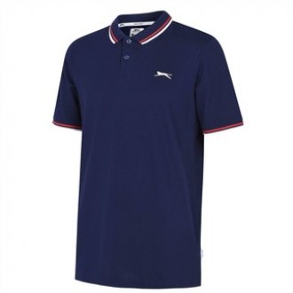 SLAZENGER - MEN'S POLO TIPPED SHIRT | DARK BLUE