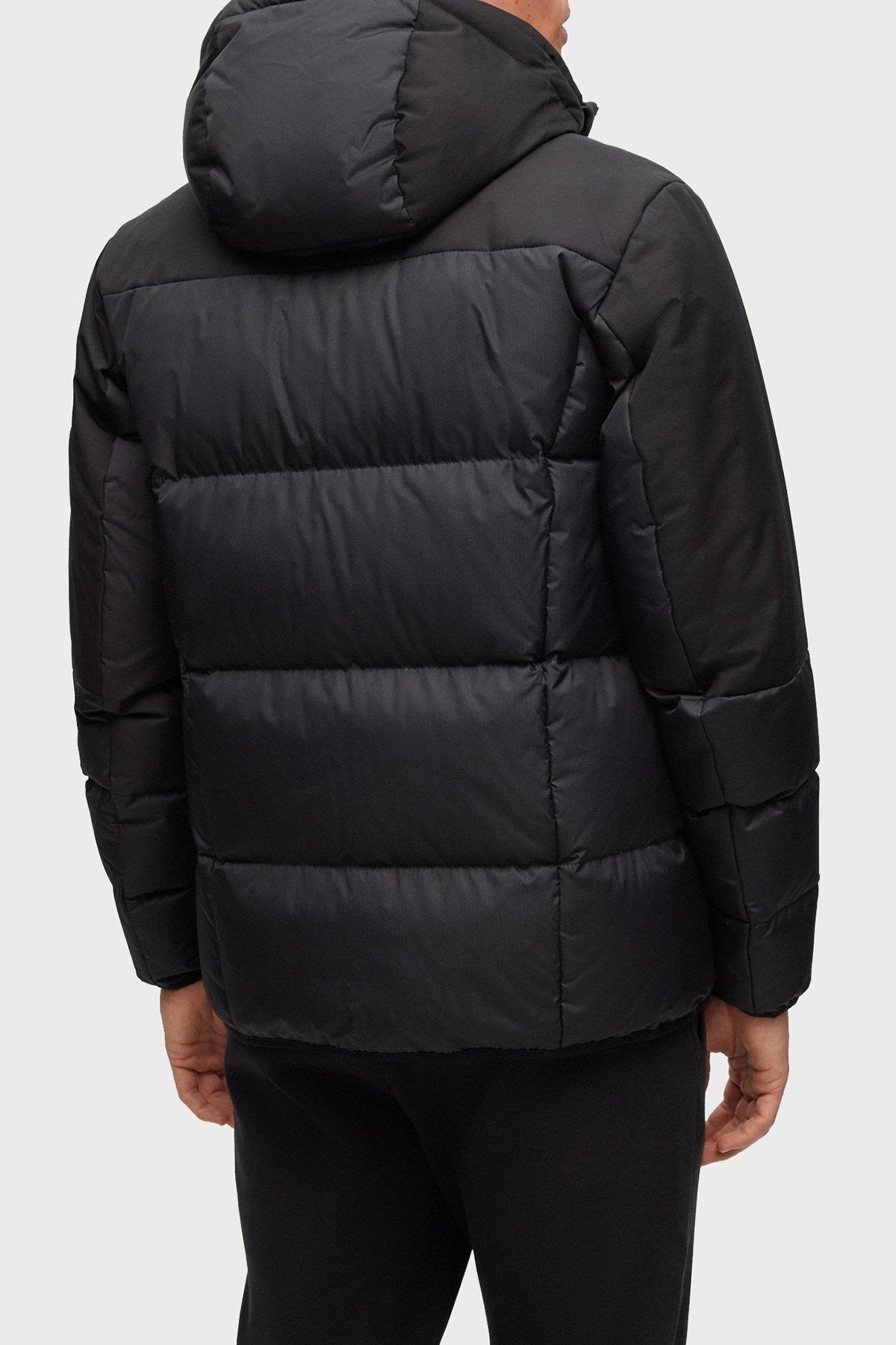 HUGO BOSS MEN’S PUFFER JACKET - PREMIUM WINTER OUTER WEAR | BLACK