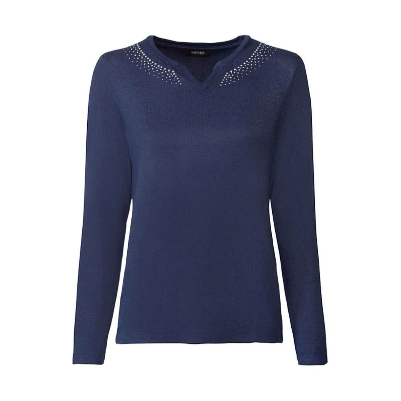 ESMARA WOMEN SHIRT | NAVY BLUE