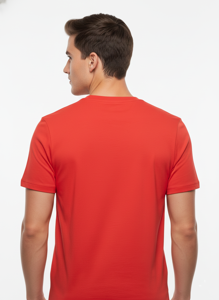 THE NORTH FACE MEN’S CLASSIC LOGO T-SHIRT | RED