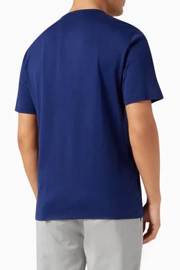 CALVIN KLEIN JEANS VARSITY LOGO T-SHIRT | BLUE