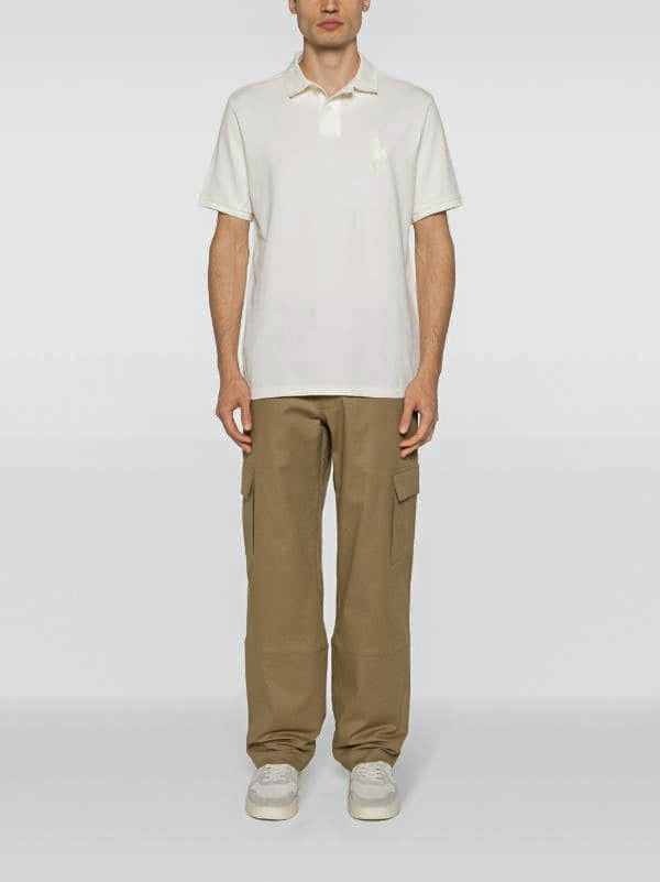 RALPH LAUREN - CLASSIC SLIM FIT BIG PONY MESH POLO SHIRT | WHITE