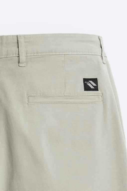 ZARA light sand skinny fit stretch chinos for men