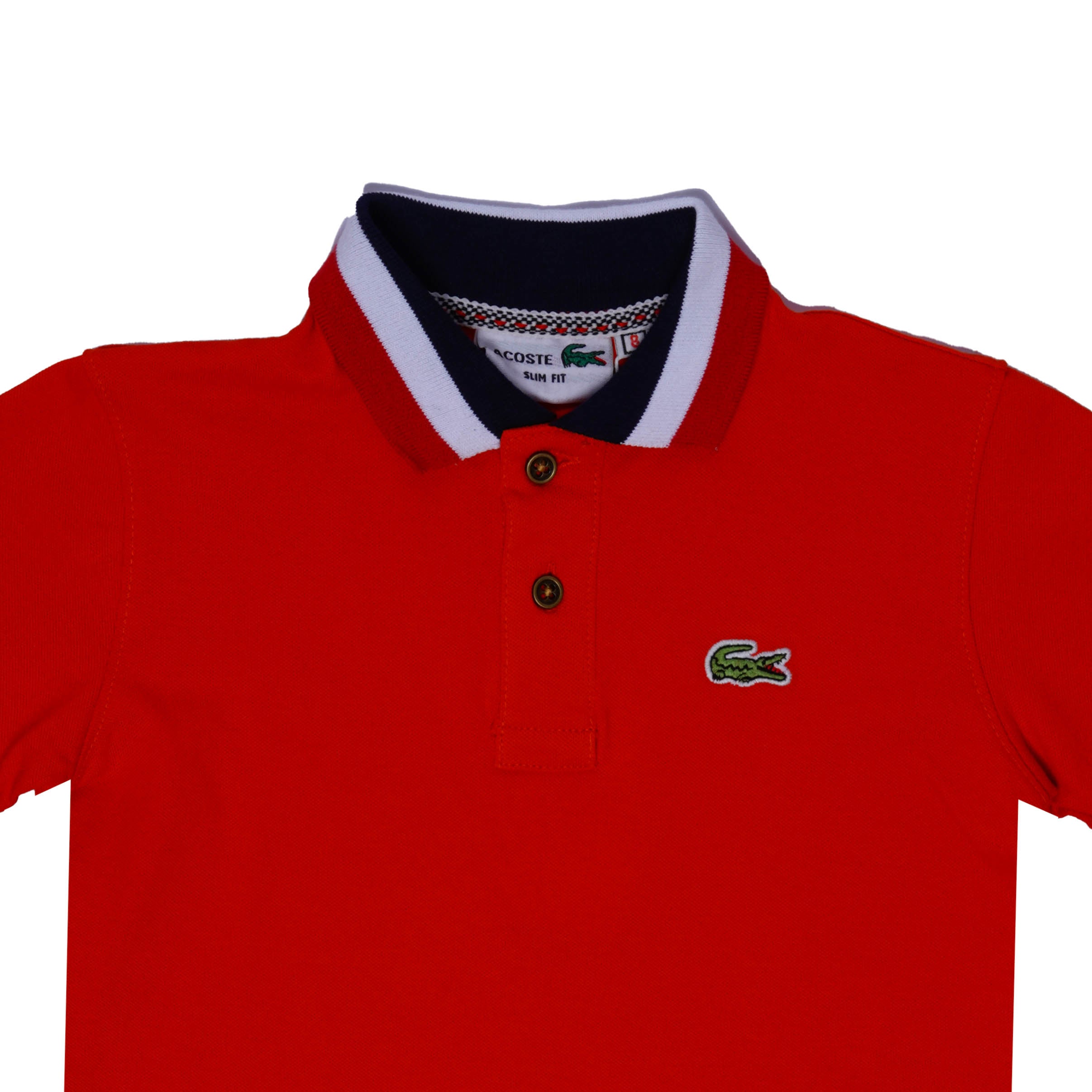 LACOSTE-KIDS-BOYS-POLO SHIRT | DARK ORANGE