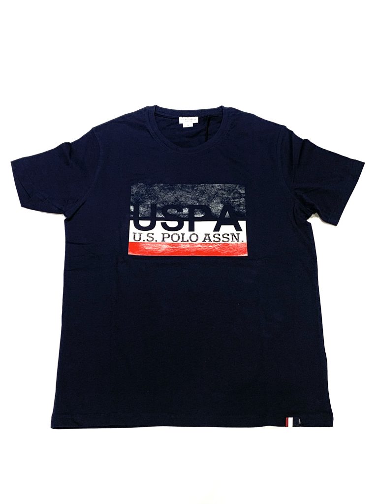 U.S POLO ASSN. CLASSIC PRINT T-SHIRT | NAVY BLUE