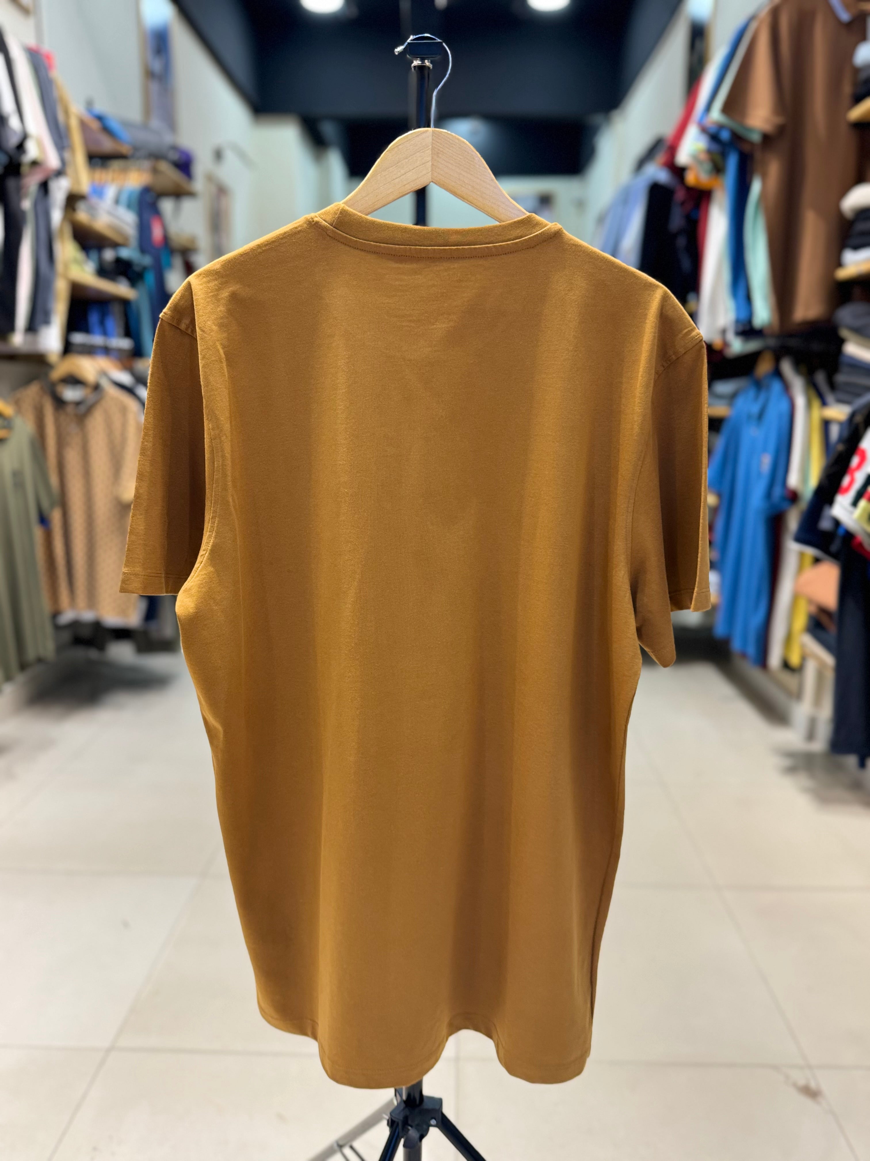 CARHARTT WIP S/S RELAXED FIT SHORT SLEEVE SCRIPT T-SHIRT | LIGHT BROWN