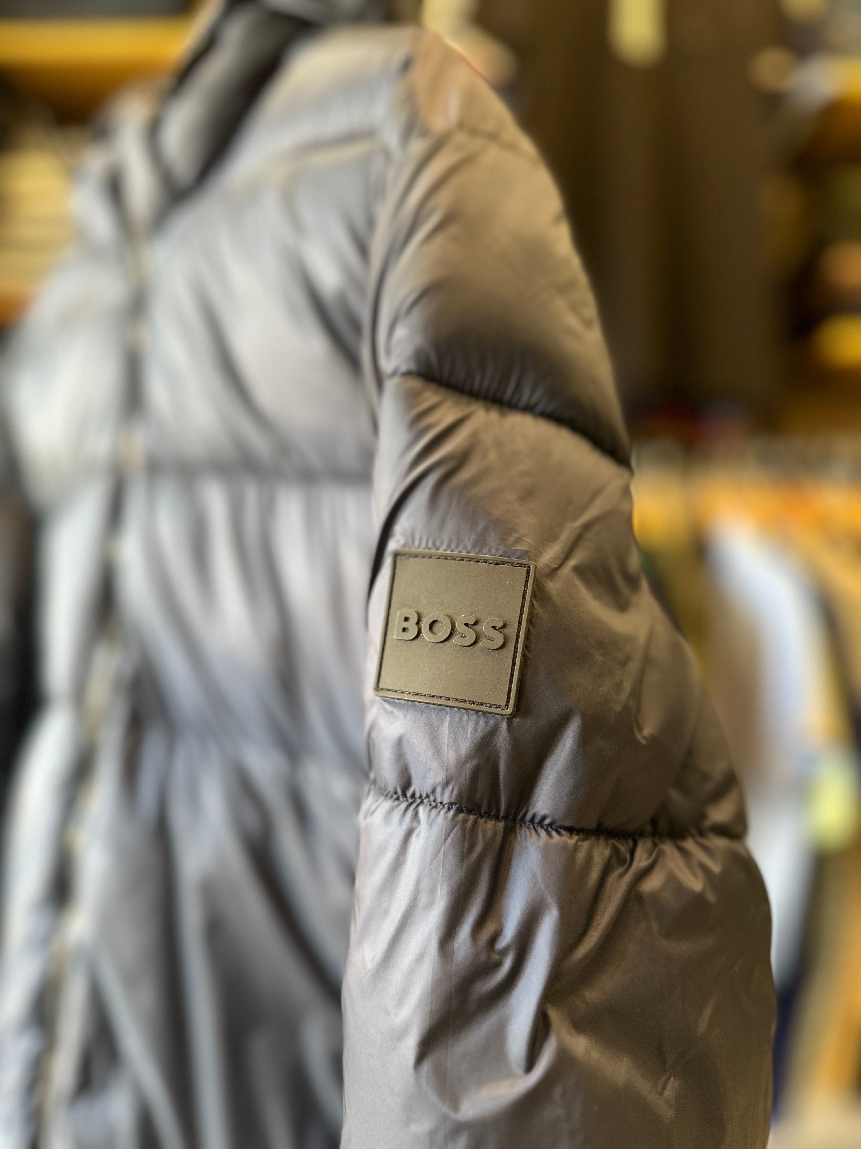 HUGO BOSS MEN’S PUFFER JACKET | NAVY BLUE WINTER ESSENTIAL