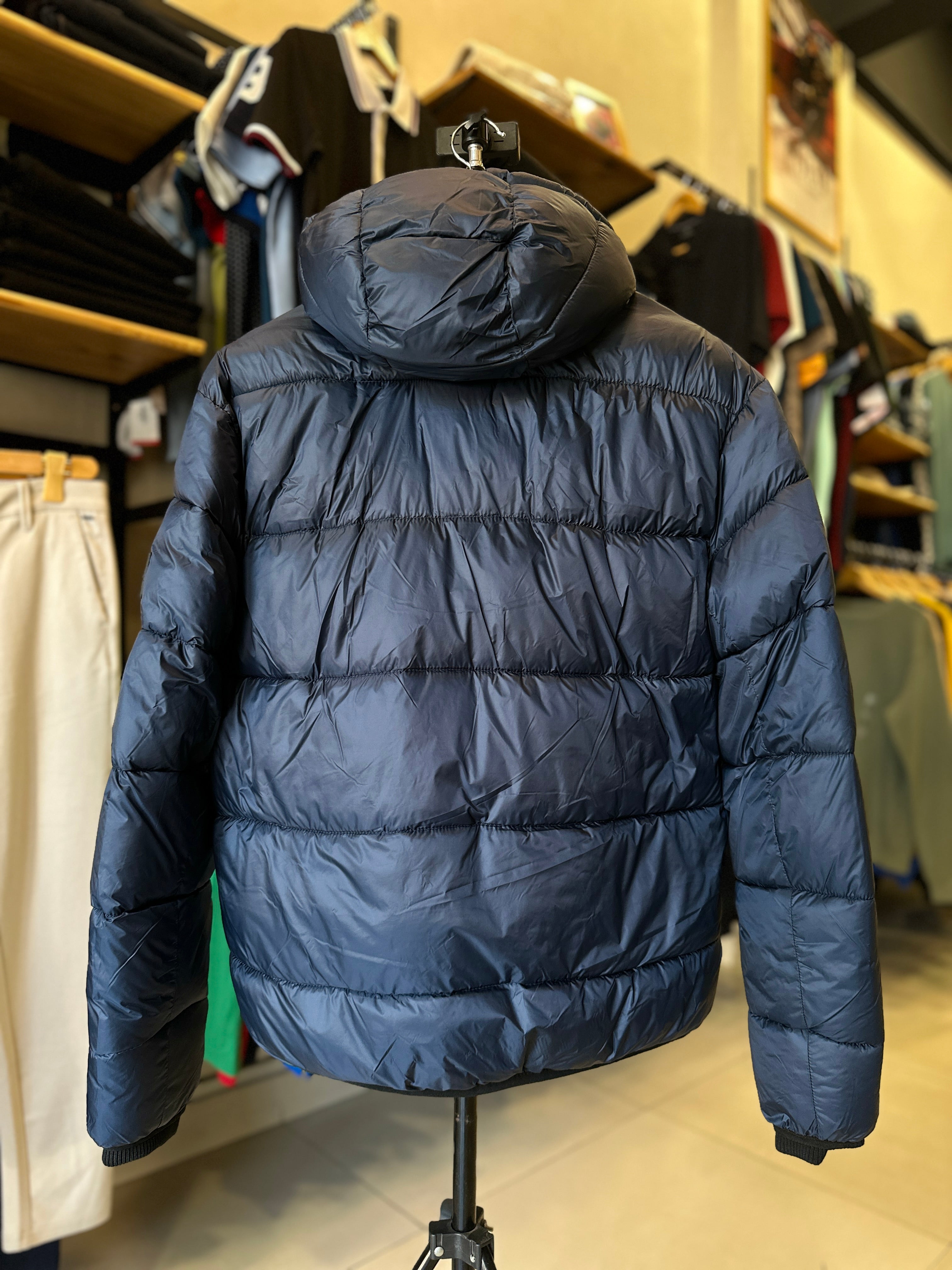 HUGO BOSS MEN’S PUFFER JACKET | NAVY BLUE WINTER ESSENTIAL