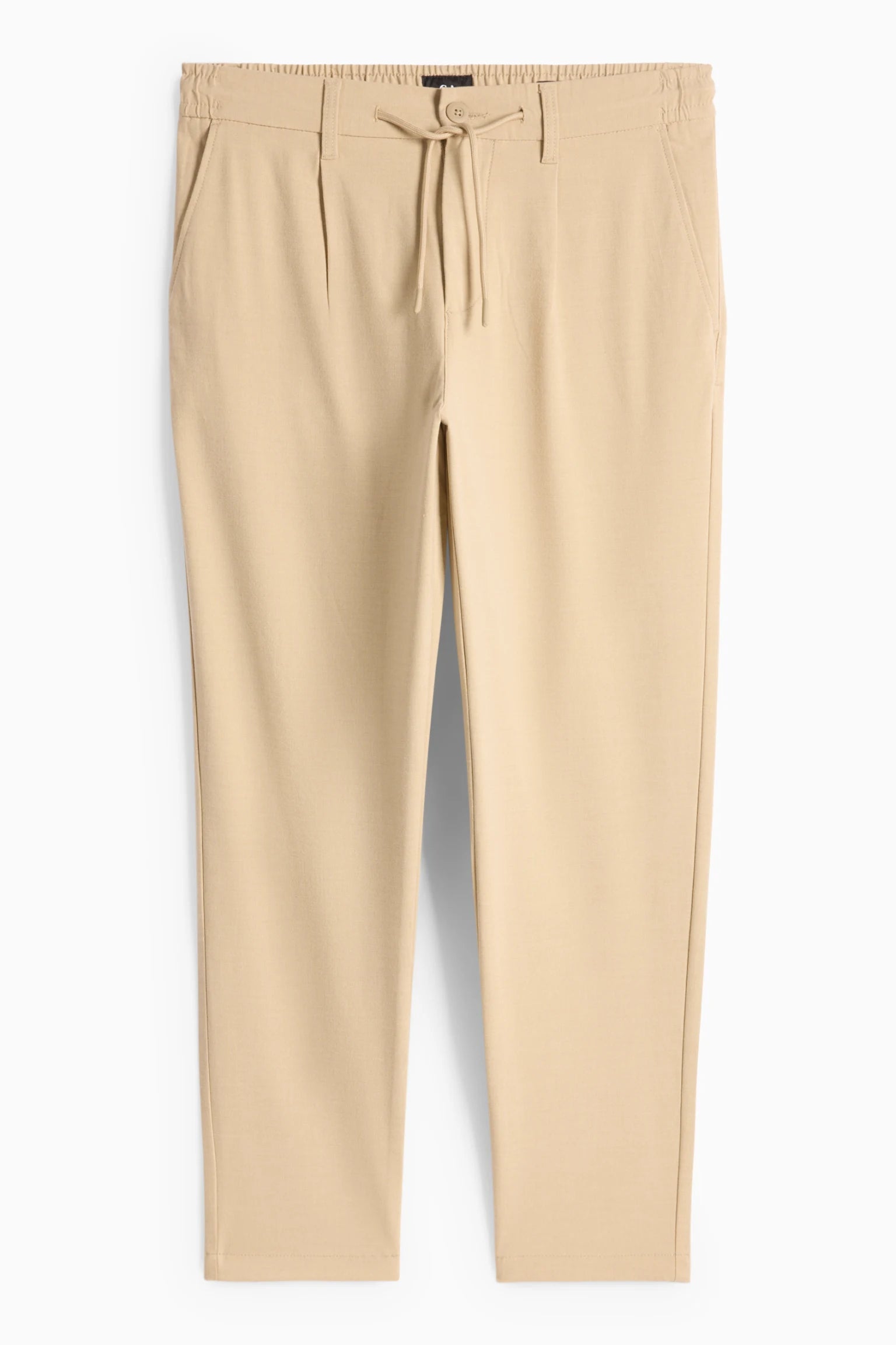 C&A CHINOS TAPERED FIT TEXTURED | LIGHT BEIGE