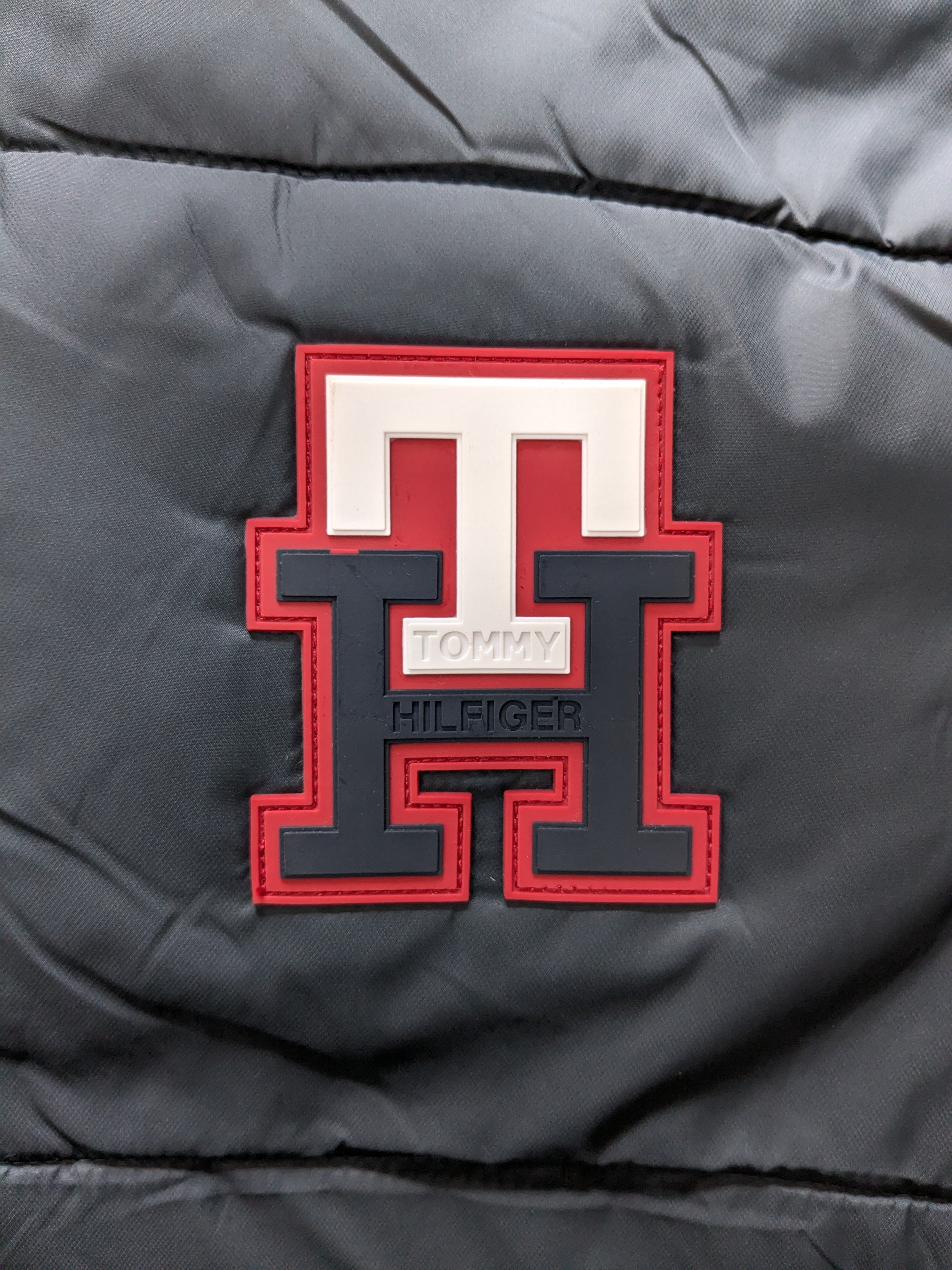 TOMMY HILFIGER MEN’S PREMIUM PUFFER JACKET | BATTLESHIP GREY