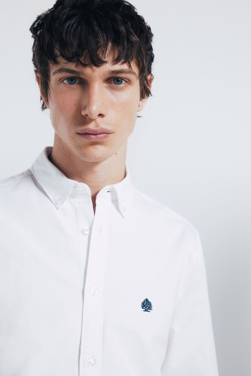 SPRINGFIELD OXFORD SHIRT – REGULAR FIT | WHITE – DENIMISH CLOTHING