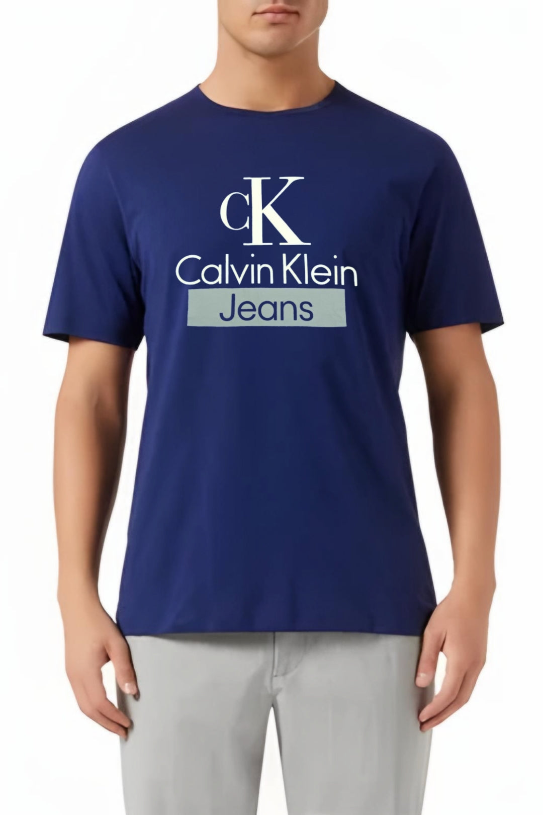 CALVIN KLEIN JEANS VARSITY LOGO T-SHIRT | BLUE