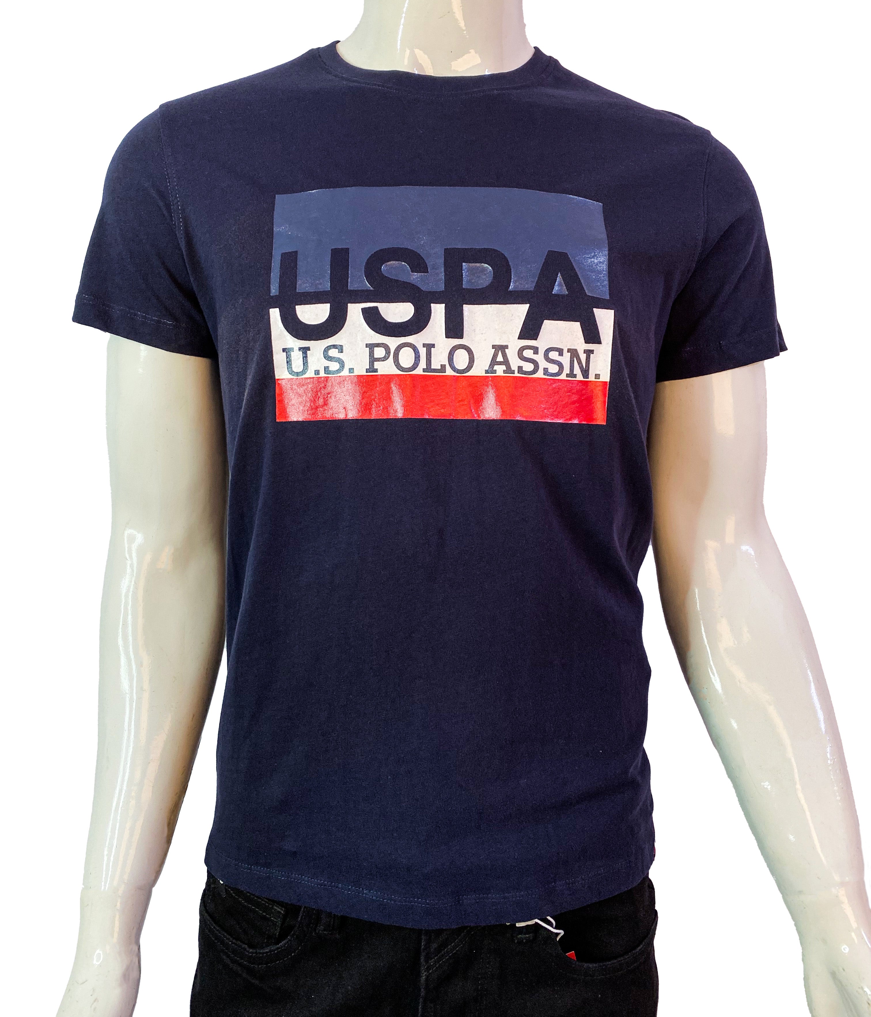 U.S POLO ASSN. CLASSIC PRINT T-SHIRT | NAVY BLUE