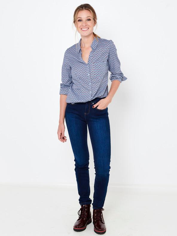 CAMAIEU-WOMEN SHIRT-GEOMETRIC | BLUE