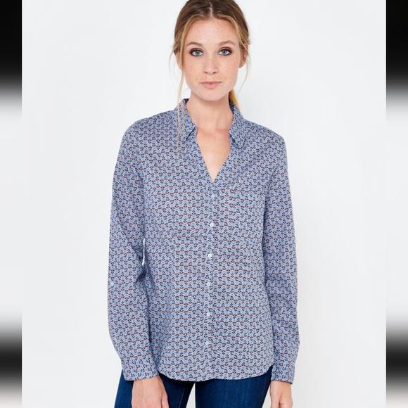 CAMAIEU-WOMEN SHIRT-GEOMETRIC | BLUE