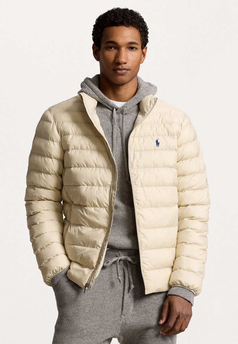 RALPH LAUREN MEN’S PREMIUM DOWN PUFFER JACKET | BEIGE