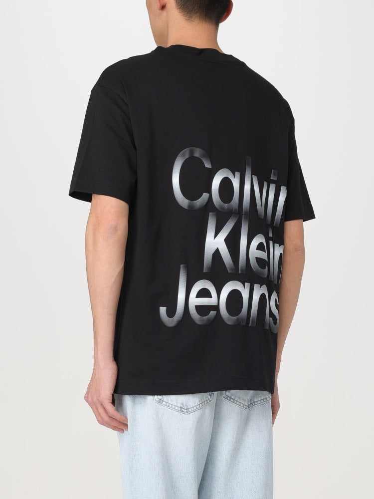 CALVIN KLEIN JEANS VARSITY LOGO T-SHIRT | BLACK