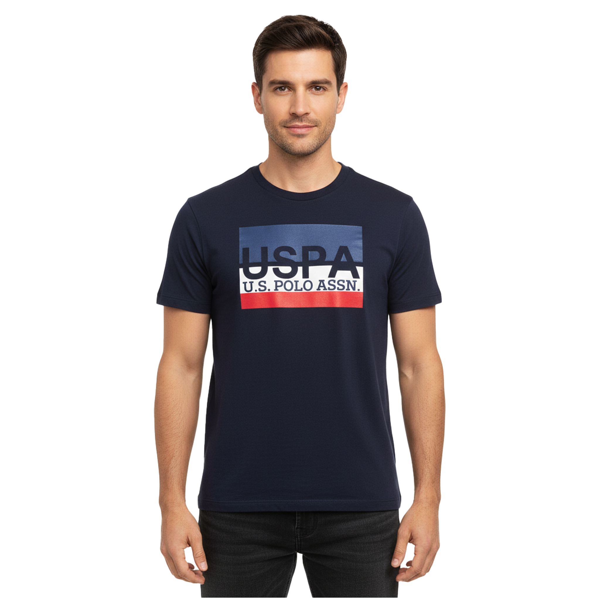 U.S POLO ASSN. CLASSIC PRINT T-SHIRT | NAVY BLUE