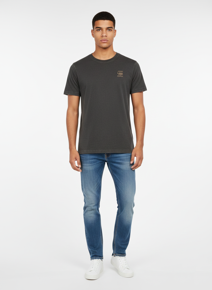 G-STAR RAW MEN’S PREMIUM LOGO T-SHIRT | DARK GREY