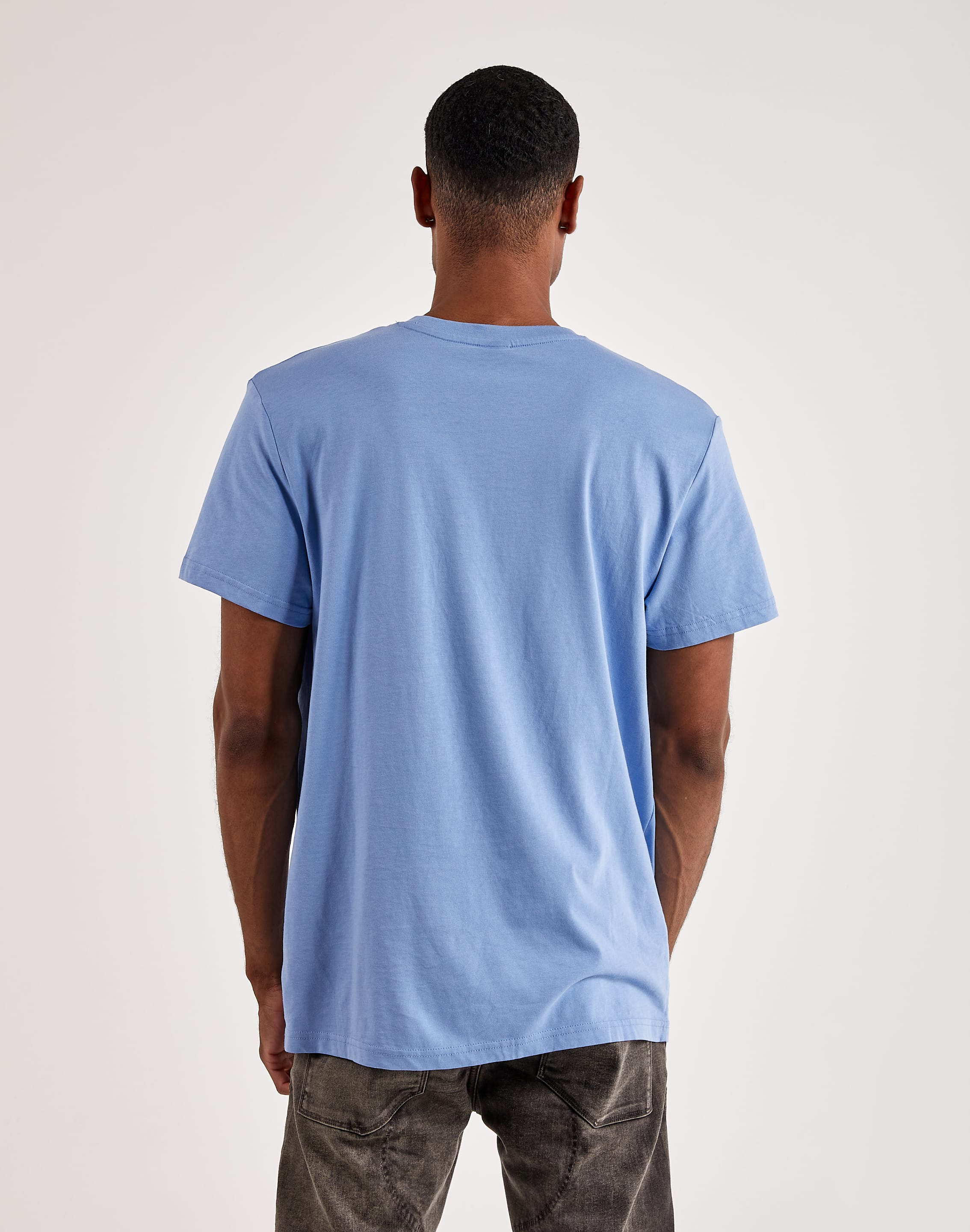 G-STAR RAW MEN’S ORIGINAL LOGO T-SHIRT | SKY BLUE