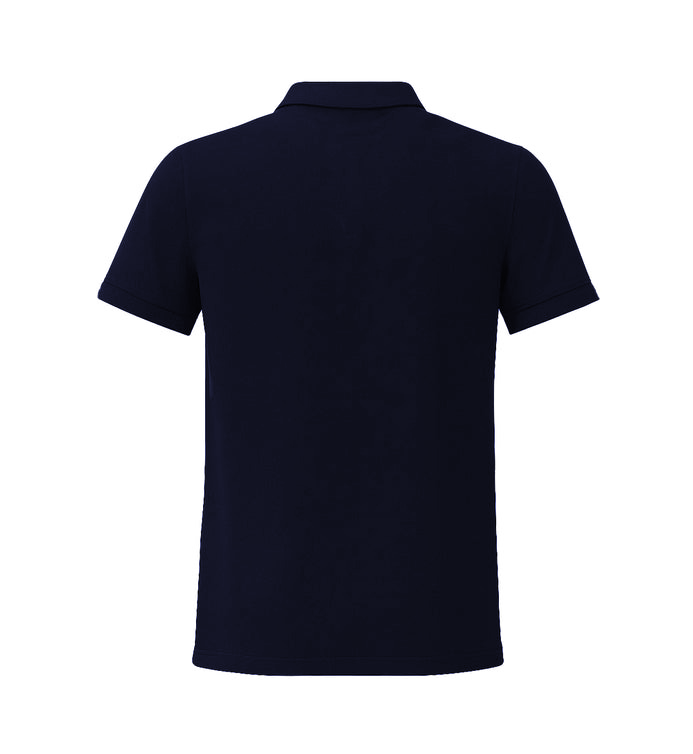 PRADA PIQUE MEN'S POLO EMBROIDERY LOGO | NAVY