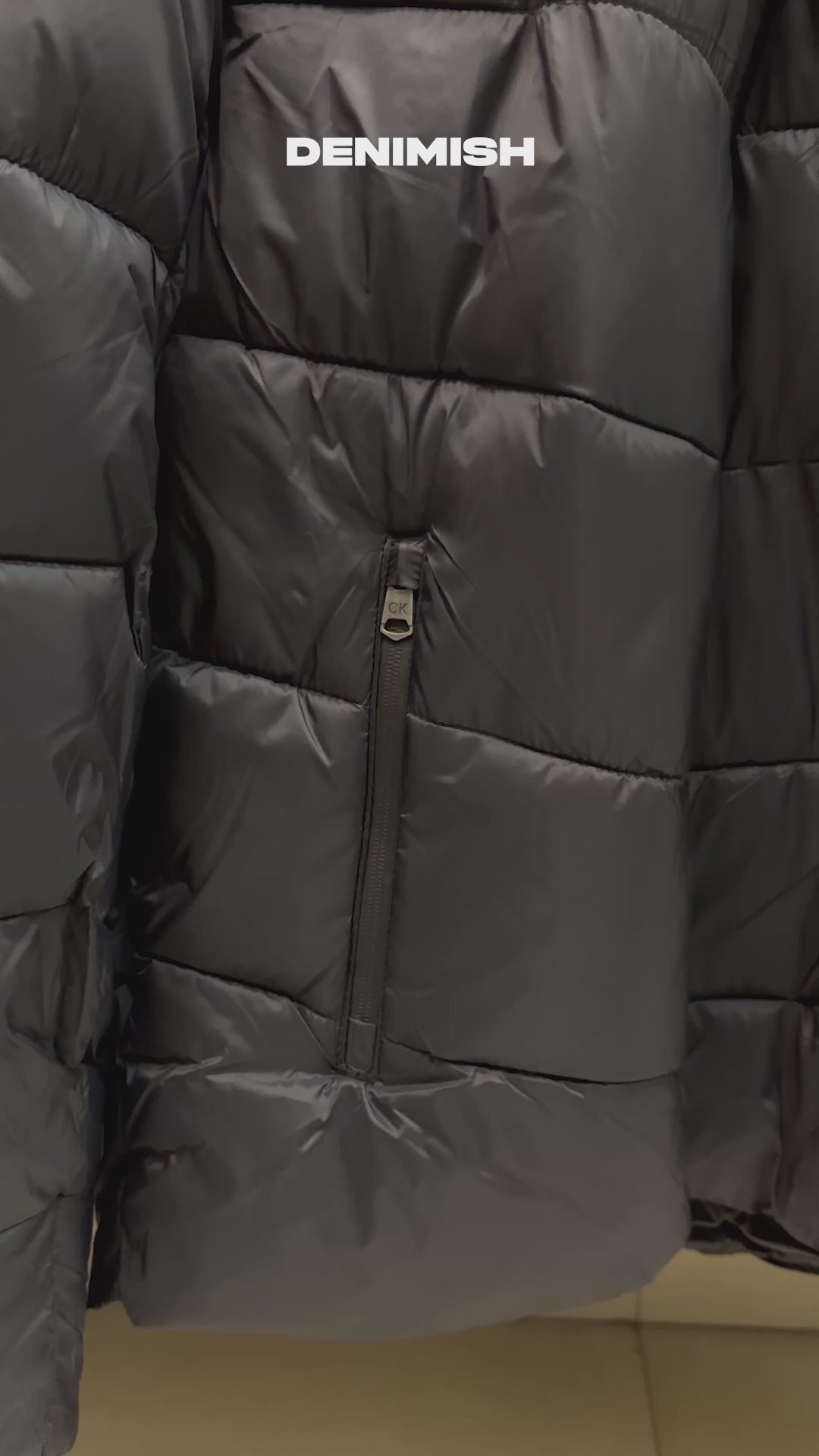 CALVIN KLEIN PREMIUM BLACK PUFFER JACKET-MEN'S WINTER WEAR