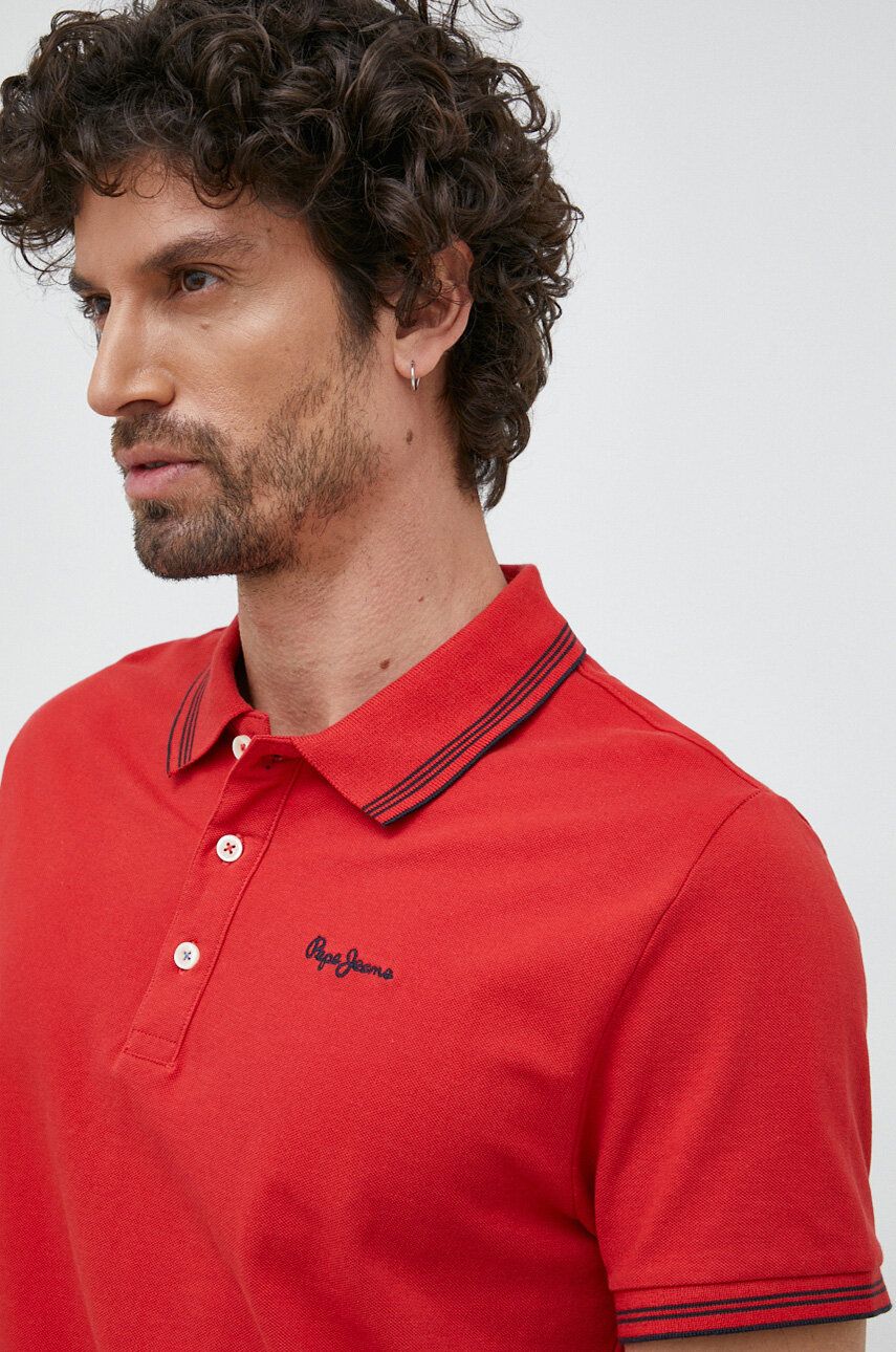 PEPE JEANS JET COTTON POLO | RED – MEN'S PREMIUM POLO SHIRT